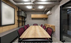 Ide Desain Meja Rapat Kayu Asli Agar Kantor Lebih Berkelas