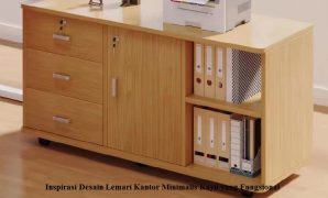 Inspirasi Desain Lemari Kantor Minimalis Kayu yang Fungsional