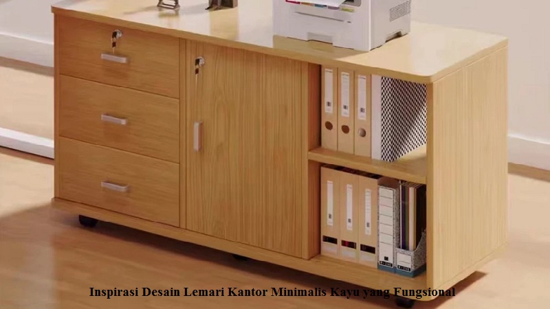 Inspirasi Desain Lemari Kantor Minimalis Kayu yang Fungsional