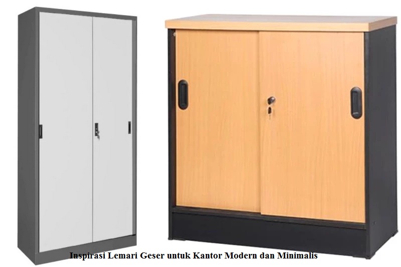 Inspirasi Lemari Geser untuk Kantor Modern dan Minimalis